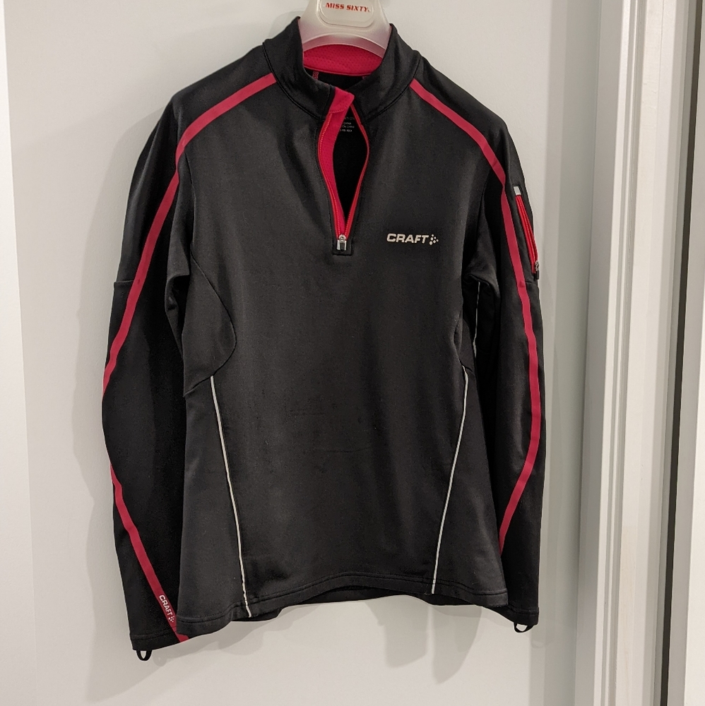 Black Craft Cycling / Running 1/2 Zipper Pullover
